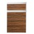 Natural wood grain kitchen cabinet door