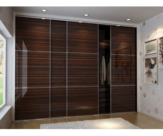 Moisture-proof bedroom sliding door wardrobe