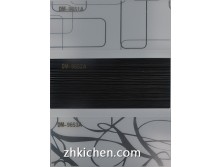 Decorative acrylic sheet for kitchen cabinet doors
