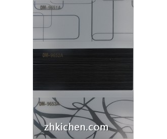 Decorative acrylic sheet for kitchen cabinet doors