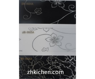 Pattern design acrylic mirror sheet for kitchen cabinet door