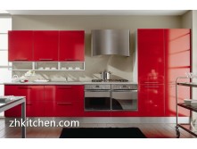 High gloss red kitchen cabinets wholesale price