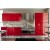 High gloss red kitchen cabinets wholesale price