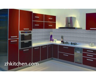 Acrylic small corner kitchen cabinets design