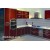 Acrylic small corner kitchen cabinets design