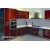 Acrylic small corner kitchen cabinets design