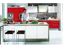 High gloss modern kitchen cupboards made in China