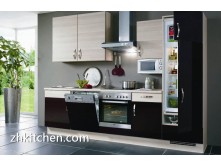 Simple black resurface kitchen cabinets China