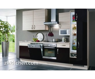 Simple black resurface kitchen cabinets China