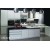 Glossy white lacquer painted kitchen cabinets