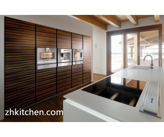 High gloss UV modular kitchen cabinet