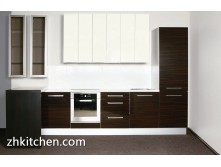 Wooden grain small kitchen designs