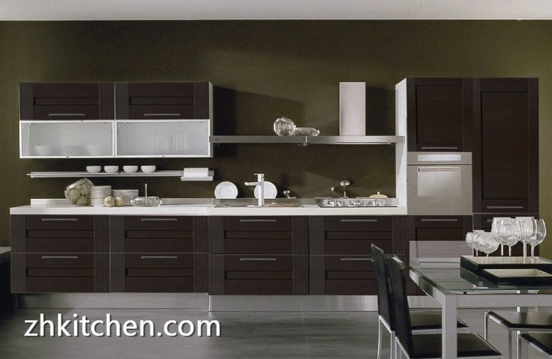 Modern White High Gloss Pvc Kitchen Cabinet Op15 Pvc05 Oppein