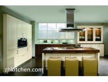 High gloss PVC kitchen cabinets direct from China