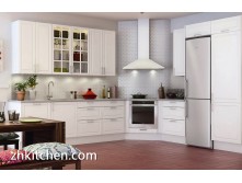White PVC kitchen cabinet design