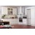 White PVC kitchen cabinet design