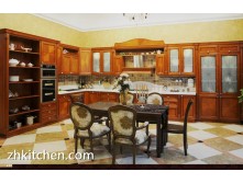 Classic style solid wood walnut kitchen cabinets