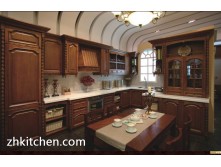 European standard solid wood kitchen cabinet