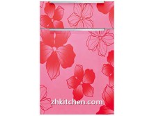 Flower pattern design cabinet door