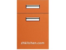 Oragne Glossy kitchen cabinet doors