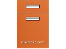 Oragne Glossy kitchen cabinet doors