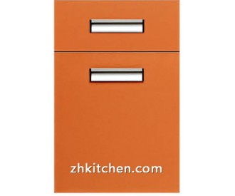 Oragne Glossy kitchen cabinet doors