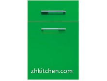 UV green kitchen cabinet door