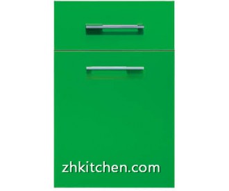 UV green kitchen cabinet door