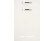 Milky white kitchen cabinet doors lacquer painted