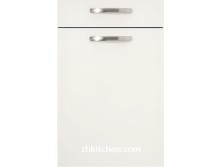Milky white kitchen cabinet doors lacquer painted