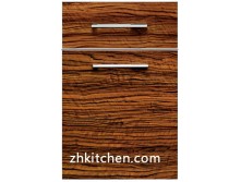 UV wood grain laminate cabinet doors