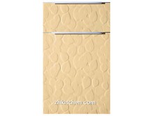 Leaves shaped pvc kitchen cabinet door