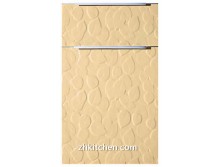 Leaves shaped pvc kitchen cabinet door