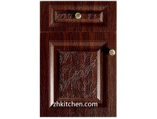 Red PVC Kitchen Cabinet Doors