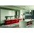 Red High Gloss Kitchen Cabinets