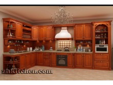 European style PVC assemble kitchen design