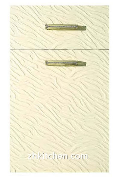 Embossed thermoform cabinet doors